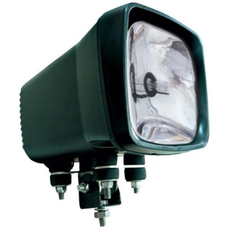 NEWALTHLETE 12 - 24V DC & 50 watt Black HID Light, 4500 Lumens, 3000 x 250 ft. Spot Beam - 6.3 X 5.9 in. NE1587294